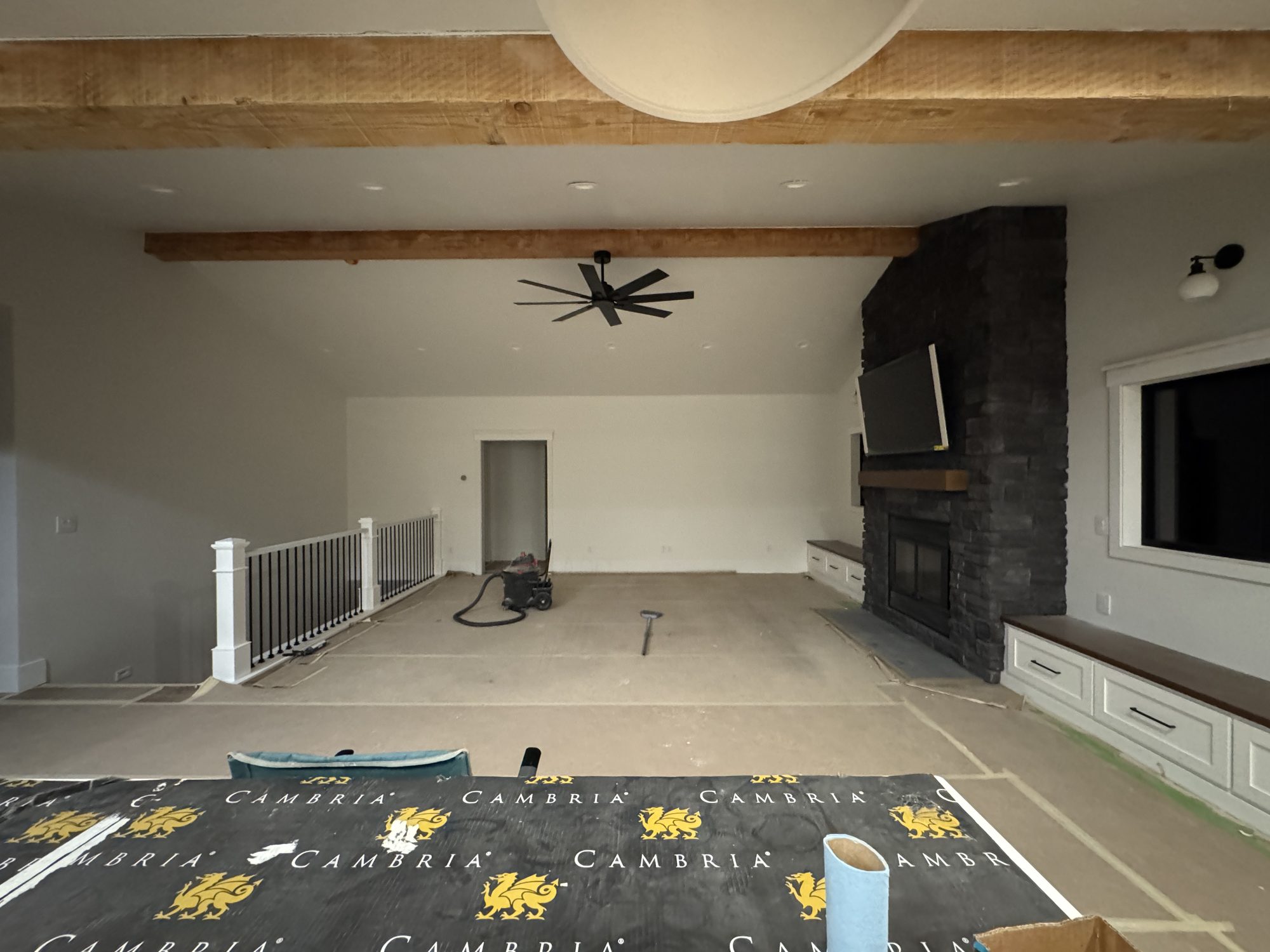 Justin and Megan’s finished custom home near Remsen, Iowa