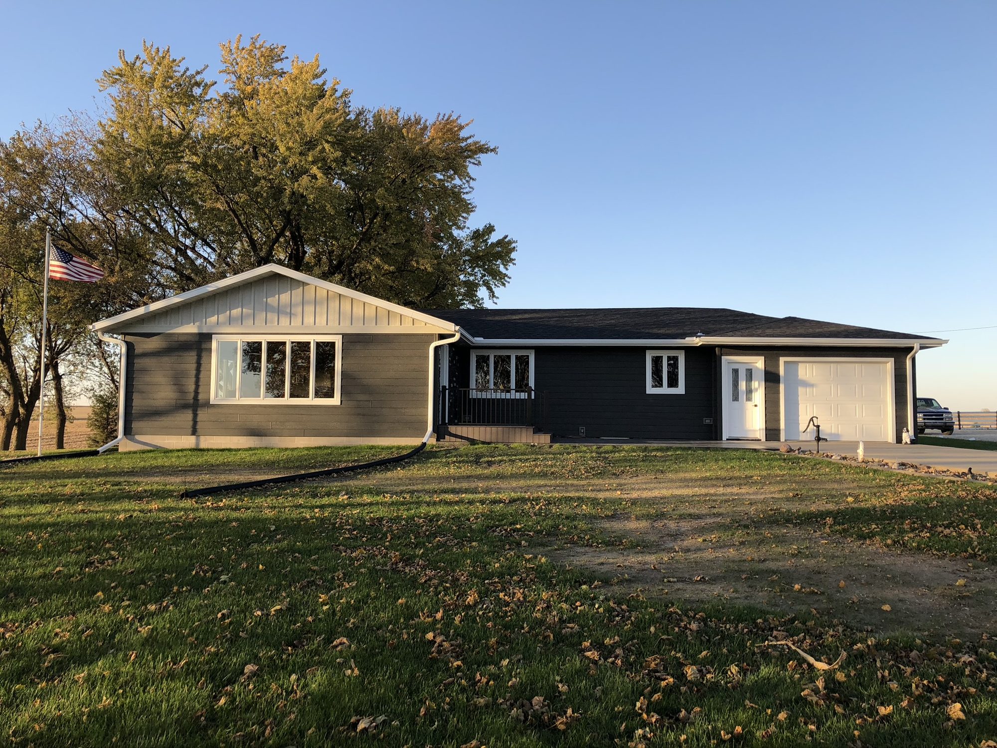 Mike’s remodeled farmhouse near Le Mars, Iowa