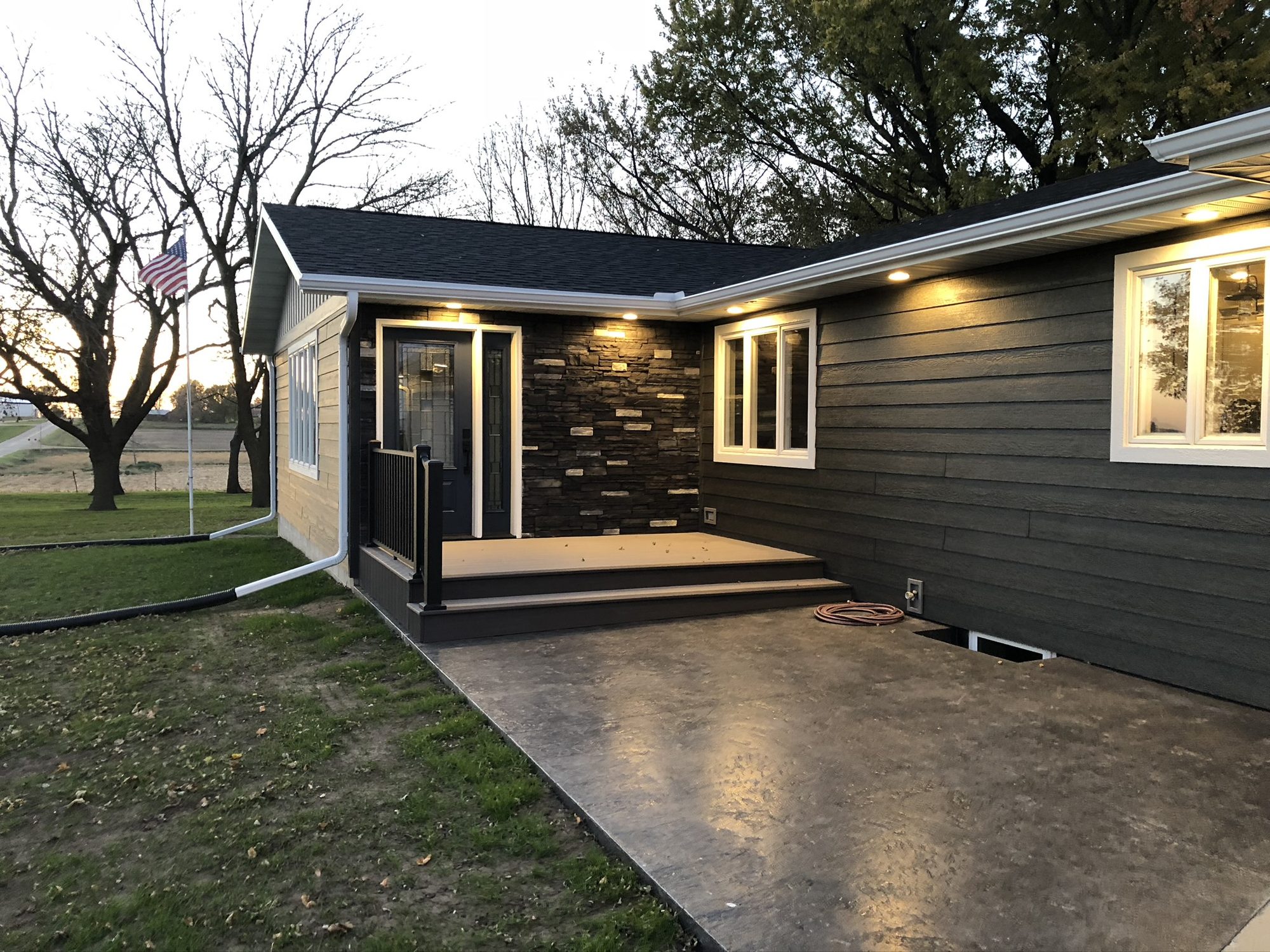 Mike’s remodeled farmhouse near Le Mars, Iowa